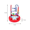 Baby Montessori Educational Math Toy Kids Circles Bead Wire Maze Roller Coaster for Children Montessori Wooden Toys Wood Puzzles 6