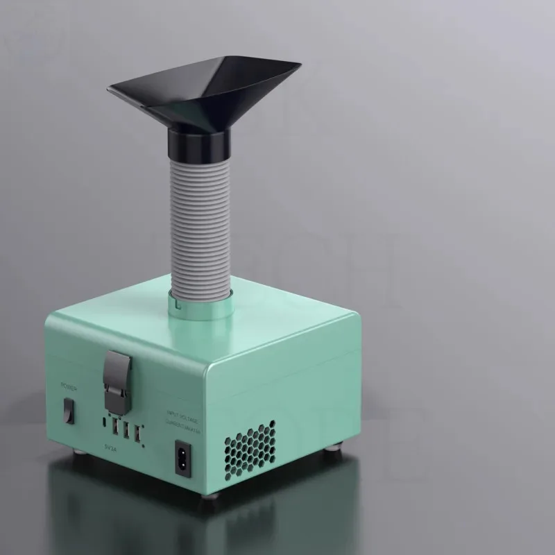 SK-102 연기 추출기 150W 납땜 연기 추출기, 3단계 필터 및 조각 DIY 용접용 LED 강력한 흡입 정수기