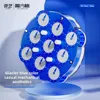 New Qiyi Clock Magnetic Puzzle Limited Edition Clock Magic Version Water Blue Coral Competition Dedicated  Column WCA 2