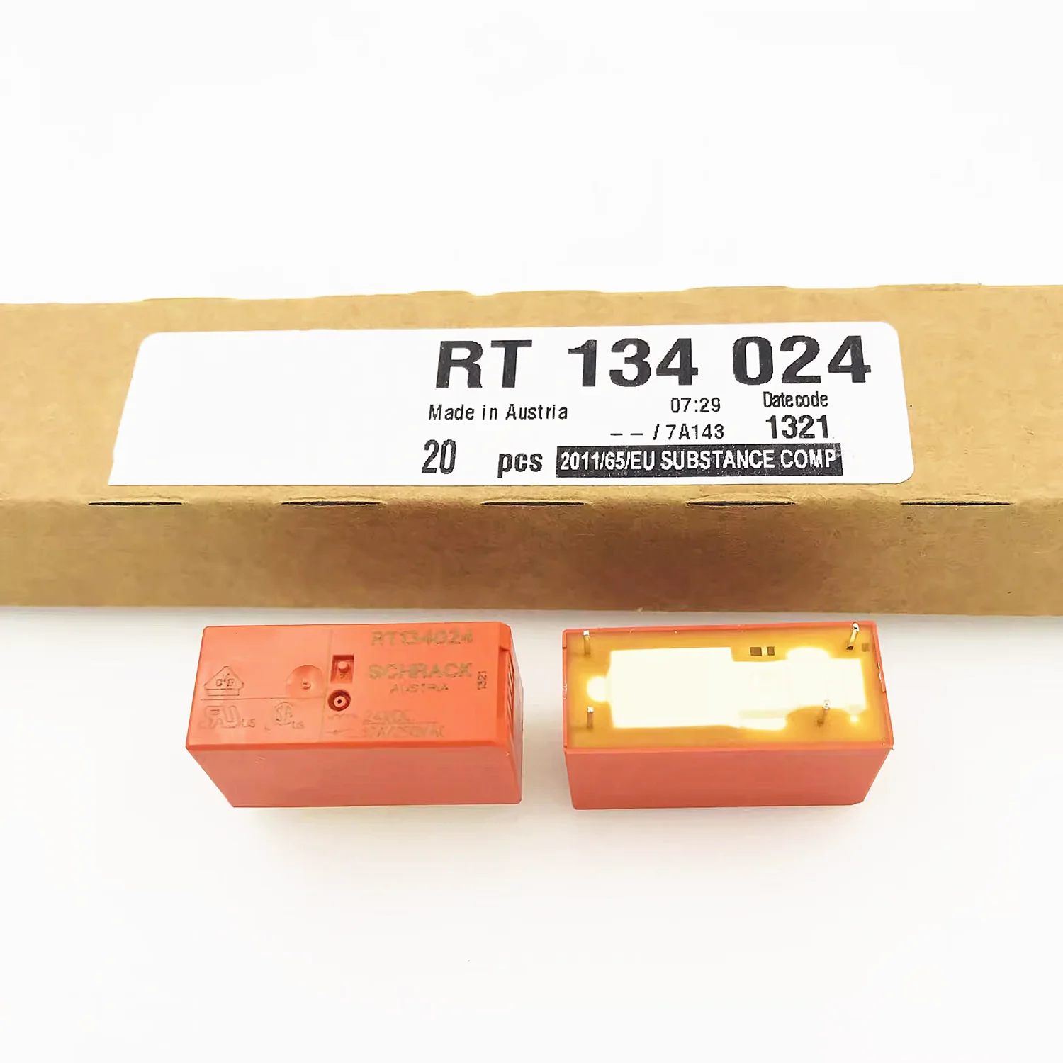Реле мощности RT134012 RT134024 RX134024, 12 а, 250 В переменного тока, 4 контакта