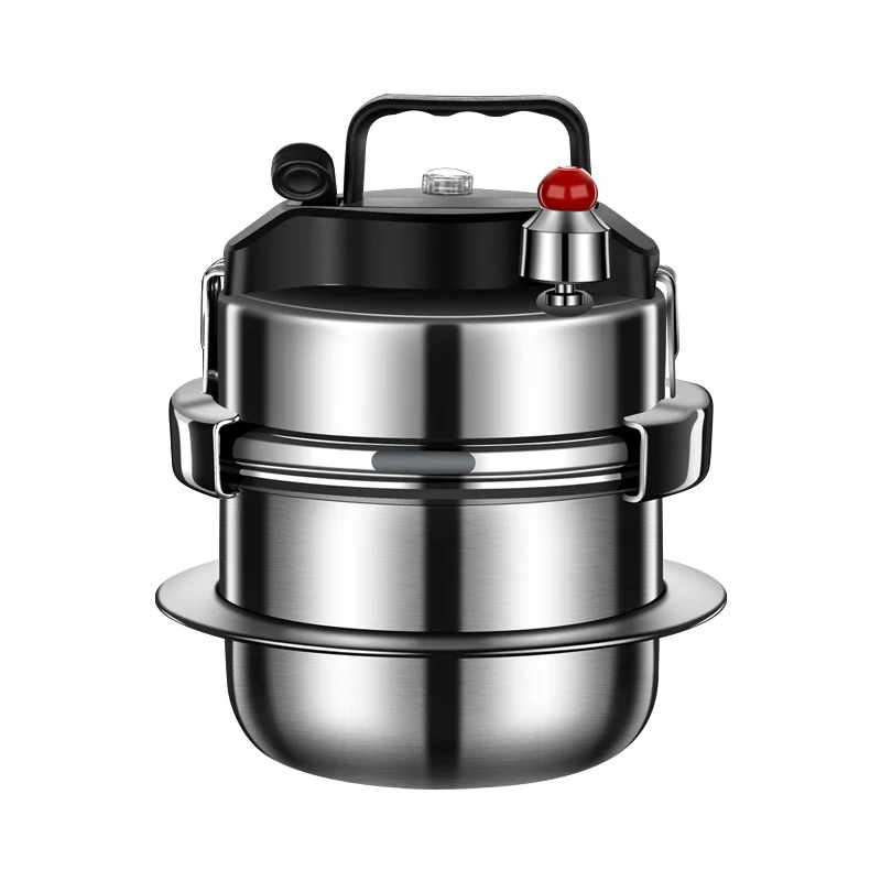 

1.6L/1.2L Gas Induction Cooker Universal Mini Stainless Steel Pressure Cooker Pot Soup and Rice Multifunctional Household Stew P