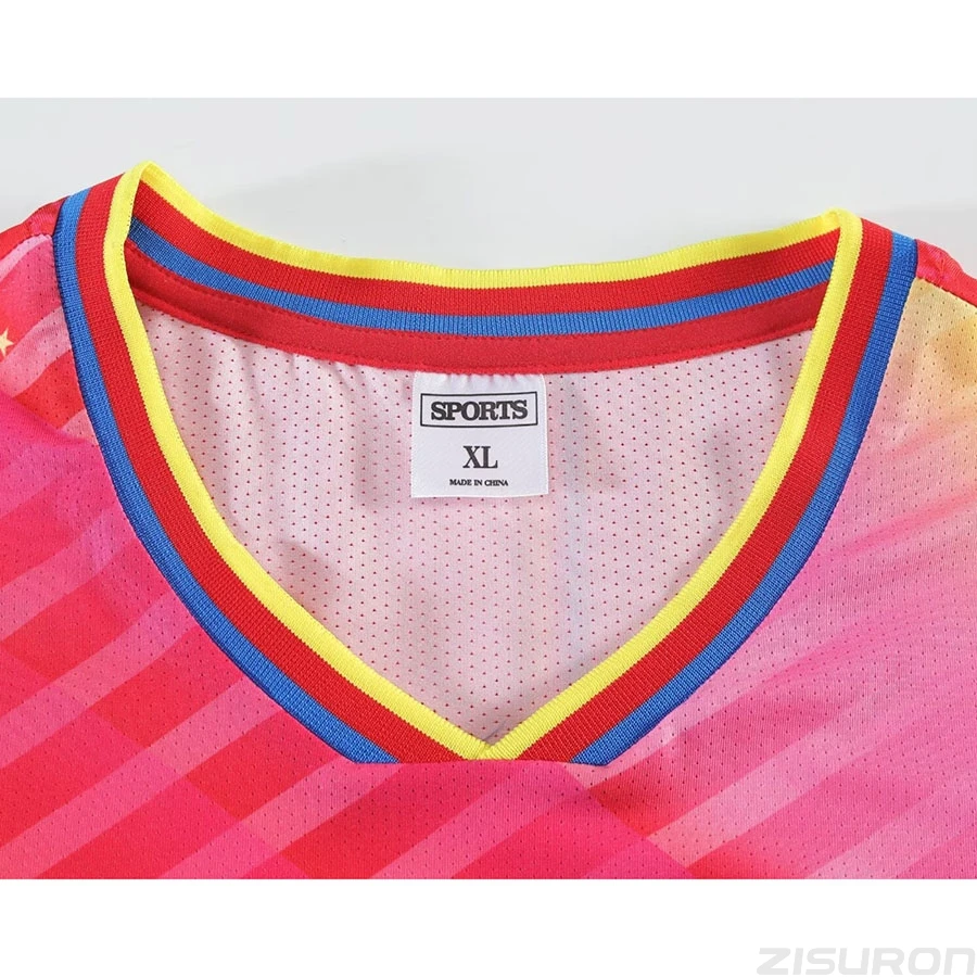 Chinese TEAM CHINA Table Tennis shirts shorts for Men Women Children soccer tennis ping pong tshirt Custom Text Logo soccer jersey
