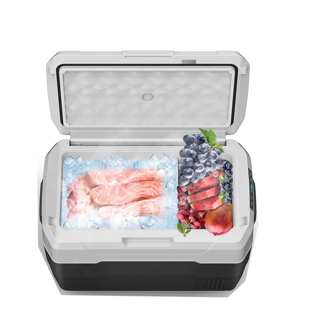 Portable Solar 12v Dc Compressor Mini Car Fridge Freezer Refrigerator Freezers for Camping Outdoor Caravan Rv Chinese 1