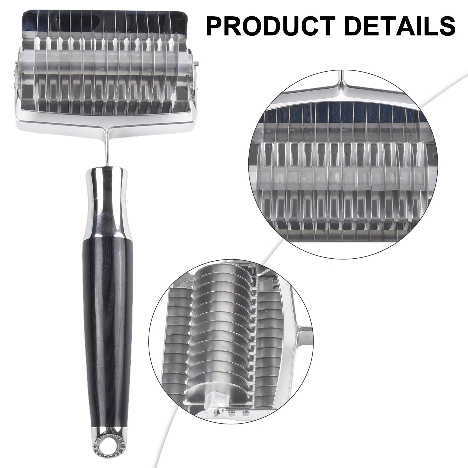 Manual Stainless Steel Noodle Garlic Cut Roller Cutter Dough Cutting Maker Kitchen Tool DIY Multifunctional Kitchenware