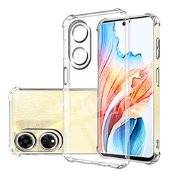 Crystal Clear Transparent Phone Case - Sleek & Protective Back Cover - oppo A38 4G