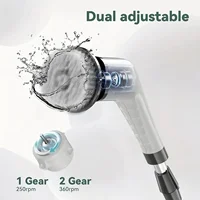9-in-1 USB Rechargeable Electric Cleaning Brush Telescopic Handle 8 Brush Heads Multi-Surface Cleaner for Home Car 2