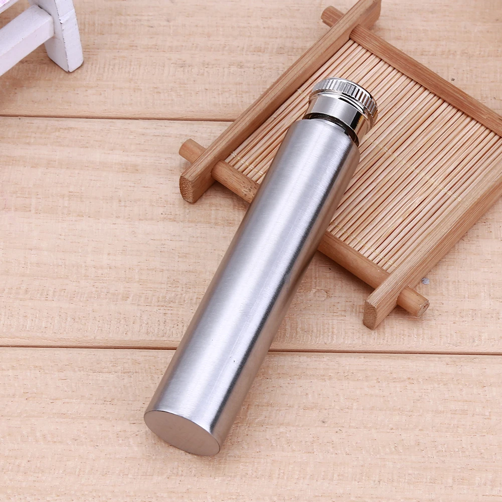 30ml Stainless Steel Outdoor Water Bottle Leakproof Drinking Bottle Corrosion Resistance Portable Lightweight for Camping Travel