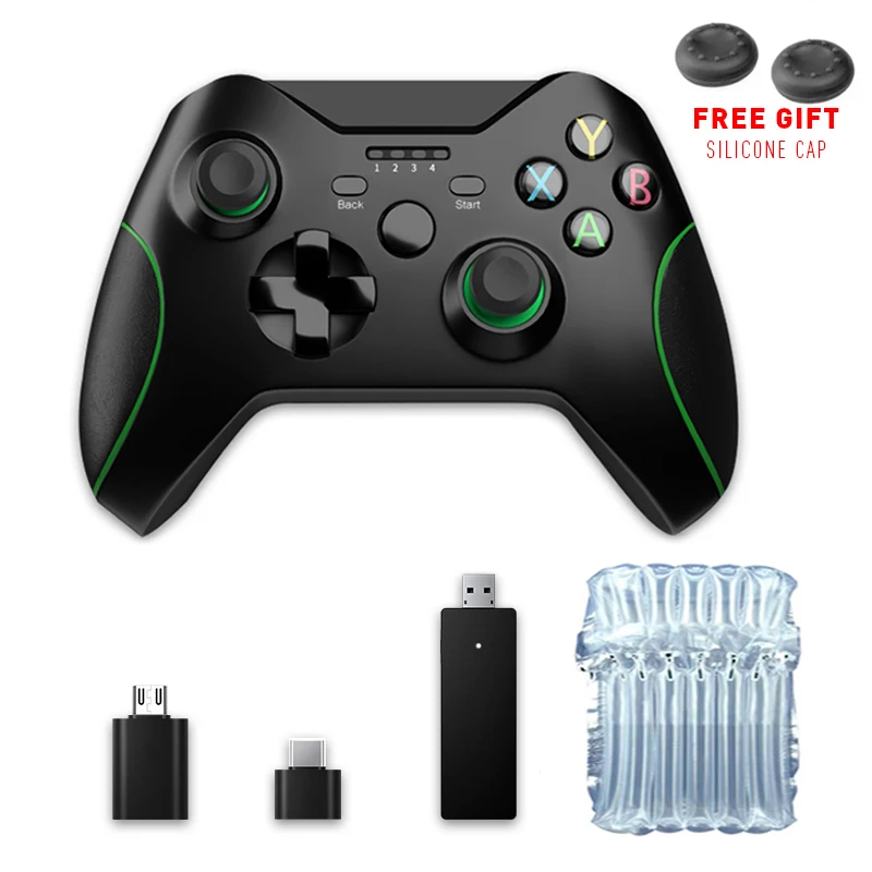 DATA FROG 2.4GHZ Wireless Controller For XBox One/Xbox Series S/X Vibration Gamepad Joystick For PC Windows 7/8/10/PS3 Console 