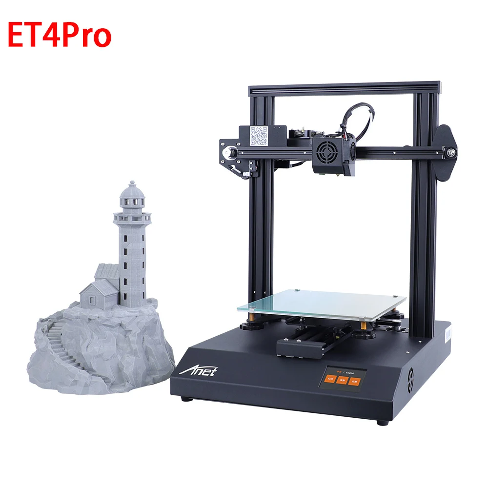 Anet All Metal Frame 3D Printer Filament Detecting Resume Printing Easy Assembly Fast Heating ET4 ET4X ET4pro ET5 ET5X ET5Pro best resin 3d printer 3D Printers