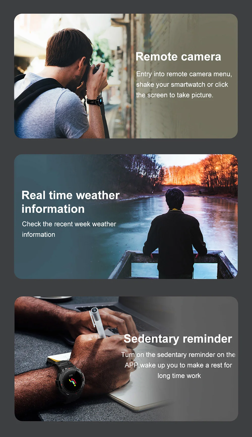 RIHLA Smart Watch Men Bluetooth Call Full Touch Smartwatch Waterproof Sport Fitness Tracker Custom Dials Clock 400mAh Bracelet