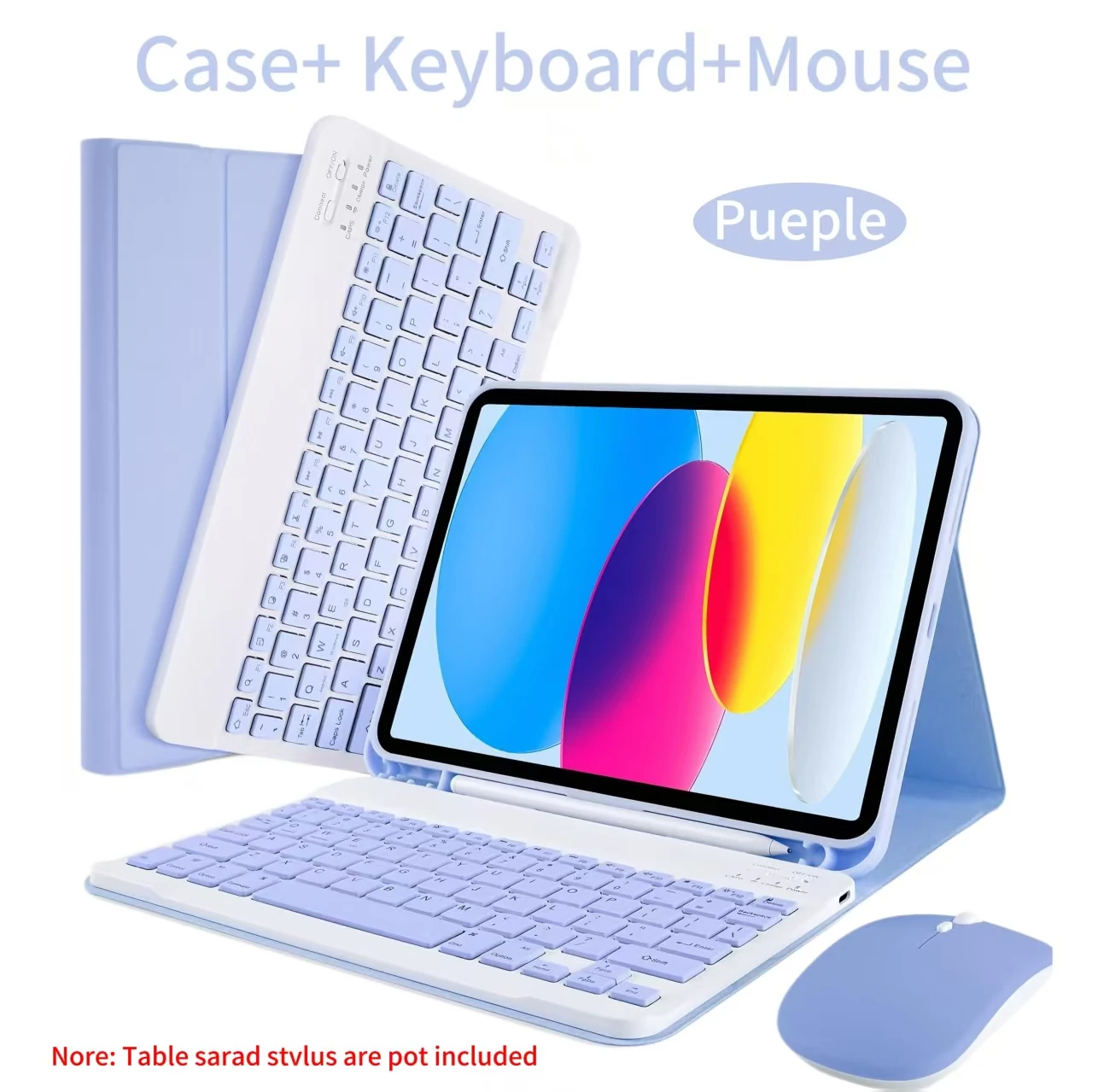 Removable Keyboard Cover Case for Tablets, 11-10.9 Inch