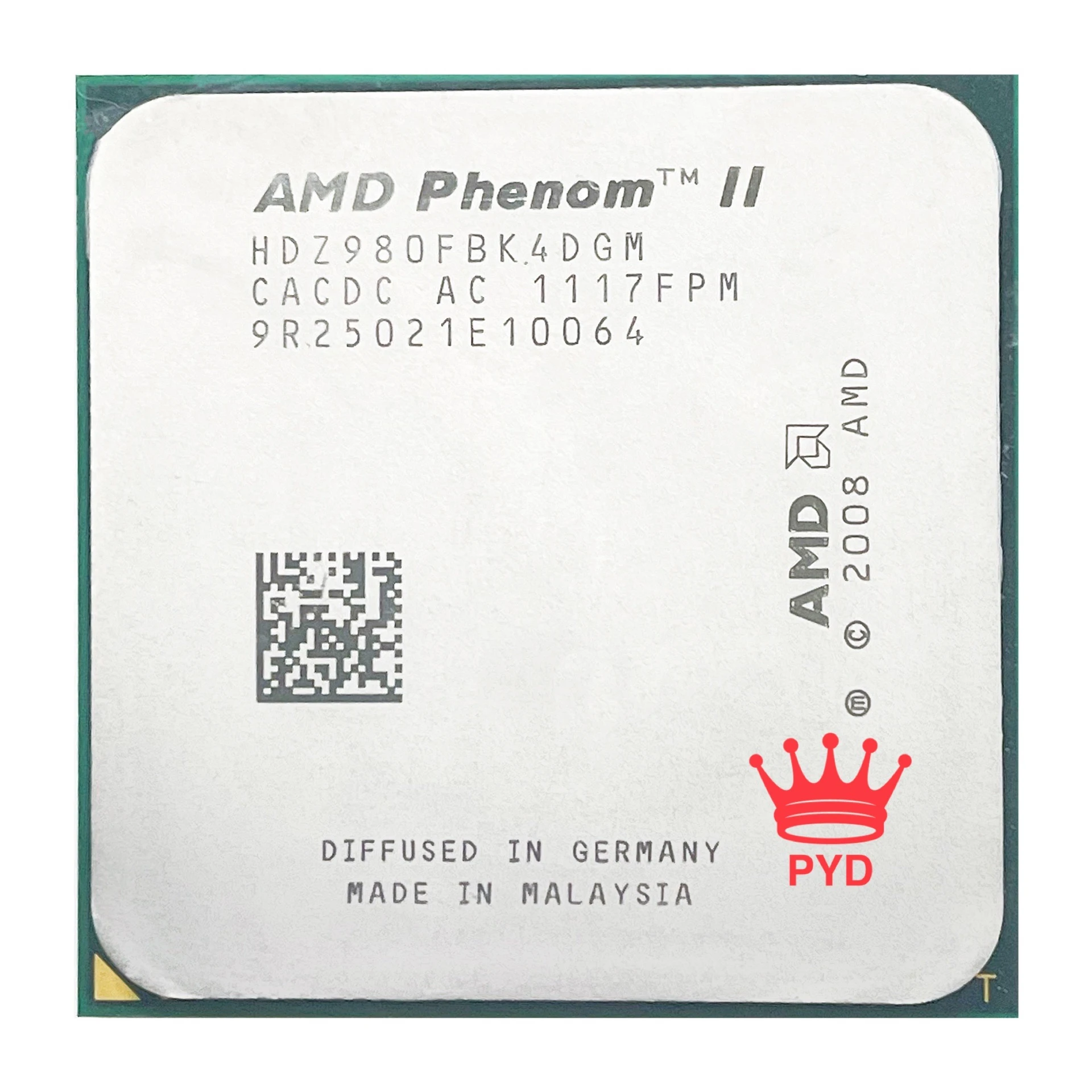 AMD Phenom II X4 980 3.7 GHz Quad-Core CPU Processor HDZ980FBK4DGM Socket AM3 fastest cpu