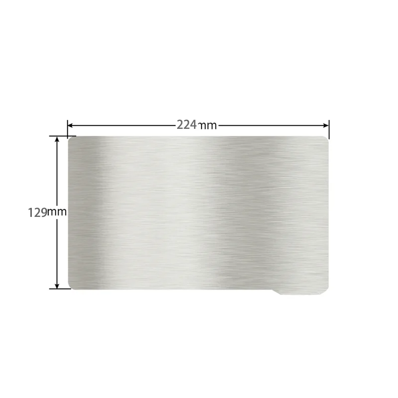 Placa Energética da Construção da Impressora da Resina 3d de Saturno 8k de Elegoo da Elevação 224x129 mm Folha de Aço Flexível Mais Etiqueta Quente da Cama - Imagem 4