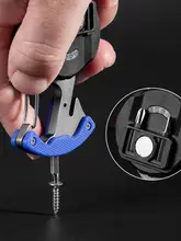  Multi-function COB LED Flashlight  USB C Rechargeable Keychain Light Strong Magnet Screwdriver Emergency Work Lamp for Camping 