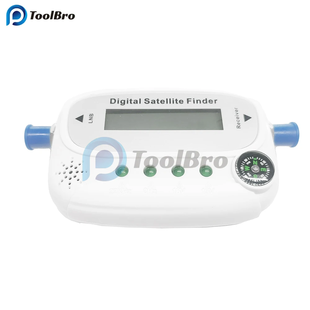

LED Digital Satellite Finder 950-2150MHz DC 13-18V for HDTV with Compass 4 LED Indicator