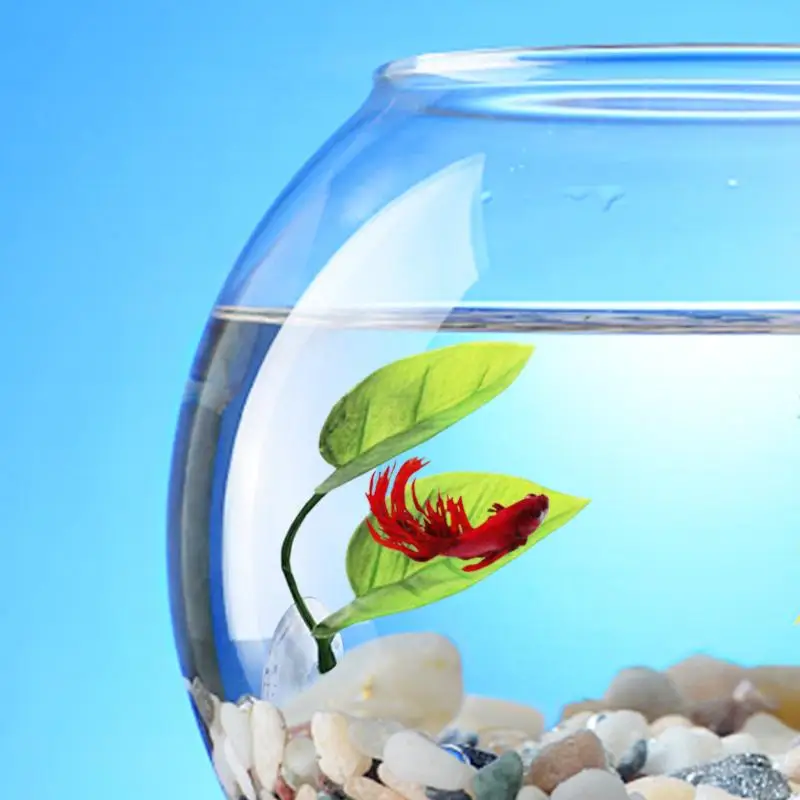 Beta Leaf Bed Fish Resting Leaf Betta Hammock Tank Decorations Aquarium Plants Betta aquarium landscaping for Small Tank