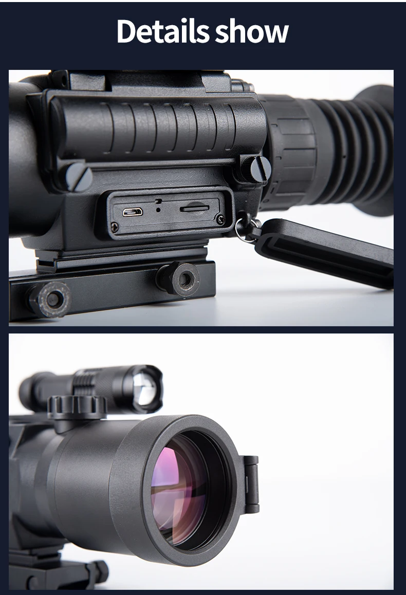 Night Vision Riflescope 4X Monocular Infrared Digital Sight 50mm