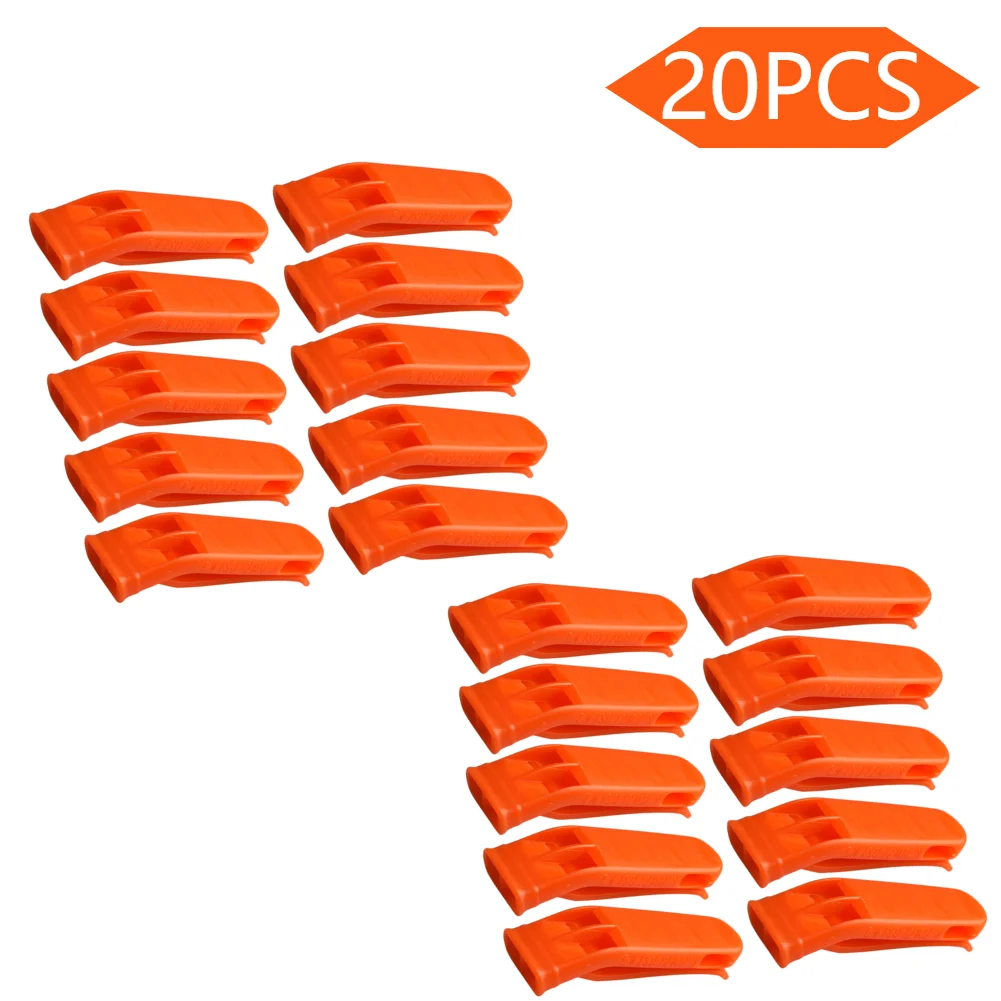 Survival Loud Multifunction Outdoor Emergency Whistle - Double Pipe Rescue for Camping and Hiking (Available in Various Quantities)