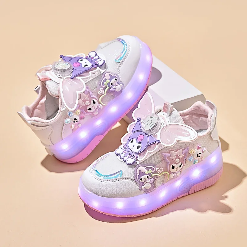 مصباح ليد للأطفال أحذية تزلج دوارة بنين بنات 2 عجل...