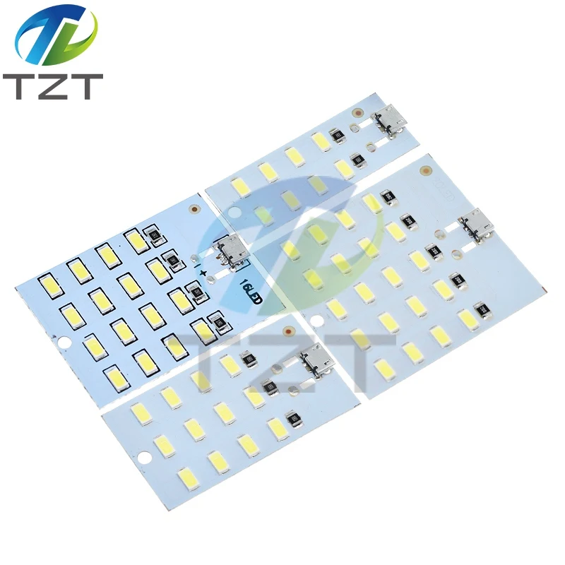 TZT hochwertige 5730 smd 5 V 430 mA ~ 470 mA Weiß Mirco USB 5730 LED-Beleuchtungspanel USB-Mobillicht Notlicht Nachtlicht – Detail 11