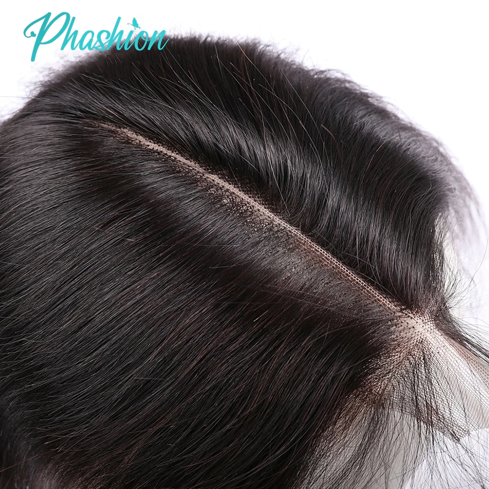Phashion Kim K 2x6 Swiss Transparent Lace Closure Straight Wave Deep Parting Brazilian Remy Human Hair For Black Women On Sale