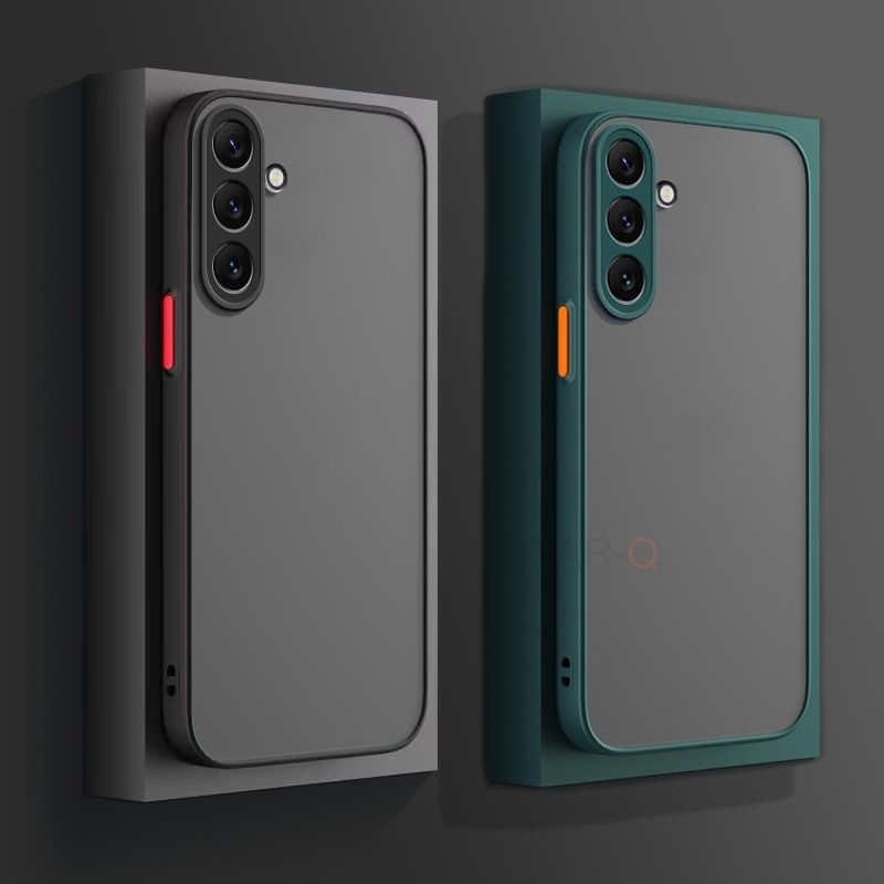 A 55 35 25 15 24 Matte Hard Case For Samsung Galaxy A55 A35 A25 A15 A24 A14 A54 A34 A05s 4g 5g Silicone Frosted Back Cover 34 54