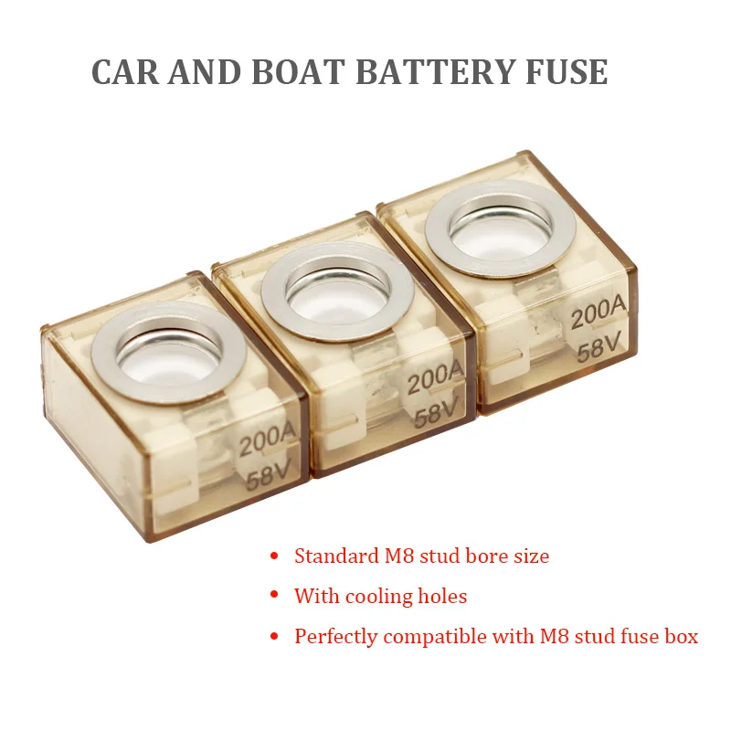 Justharion Mrbf Terminal Fuse Block Compact Marine Rated Fuse Battery For Boat 150A 6.2 X 2 X 4 5cm 5set - View #4