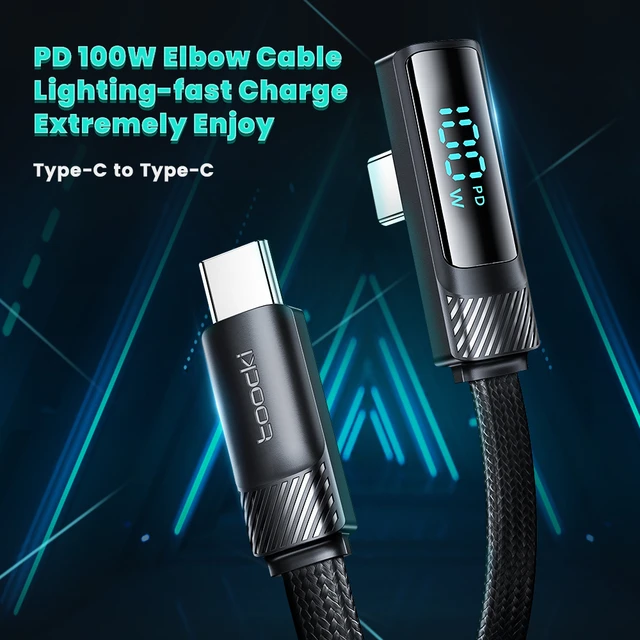 Toocki 100W Display USB C Cables – Toocki Display Charge