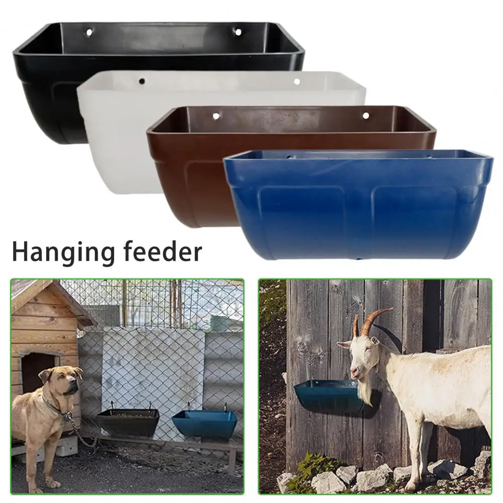 1 Set Poultry Feeder Durable PP Duck Chicken Feeder Hanging Poultry Feeding Container For Farm Home Outdoor Pet Supplies