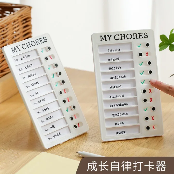 Bview Art 10 fogli vuoti di carta per la lista delle cose da fare Lavagna per appunti per adulti e bambini per promemoria di pianificazione - immagine 3