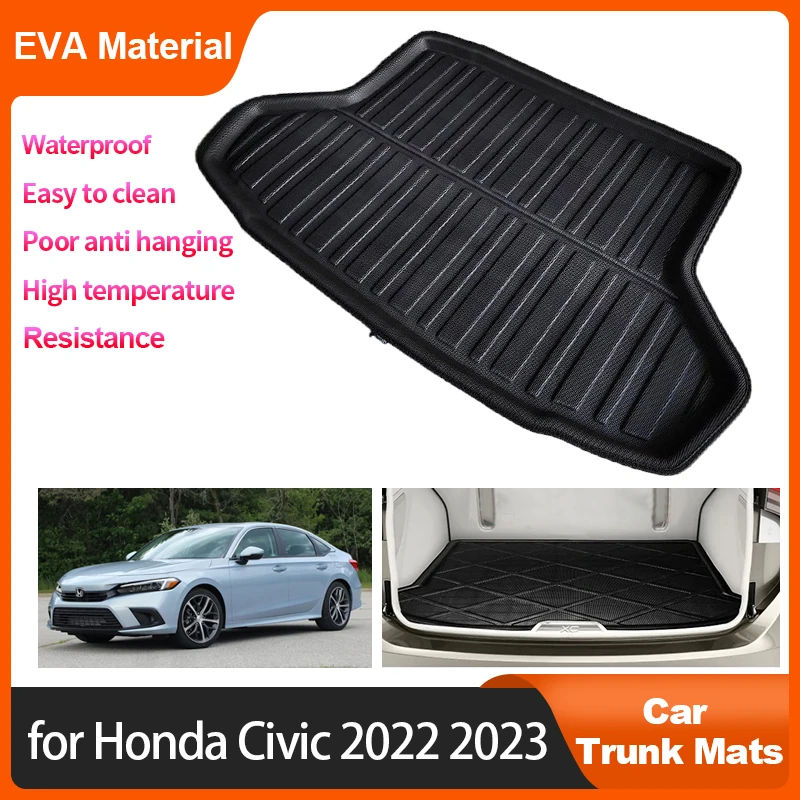 CarRearTrunkMatsForHondaCivic1111thGenFE20222023Sedan