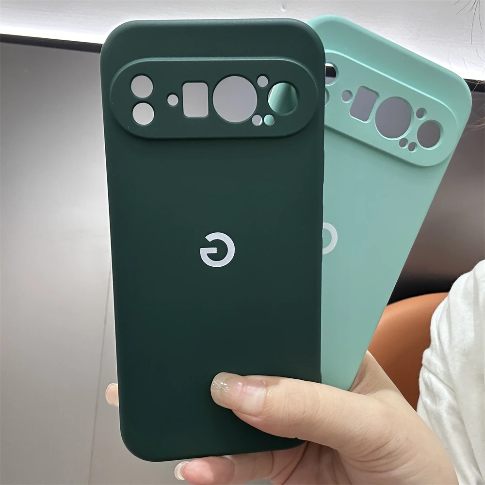 Premium Liquid Silicone Shockproof Back Cover with Lens Protection - Soft and Durable Case for Google Pixel 9 Pro XL