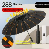 288 Bones Super Windproof Umbrella All Weather Umbrellas Large Size Men Automatic Business Umbrella UV Protection Women Sunshade 1