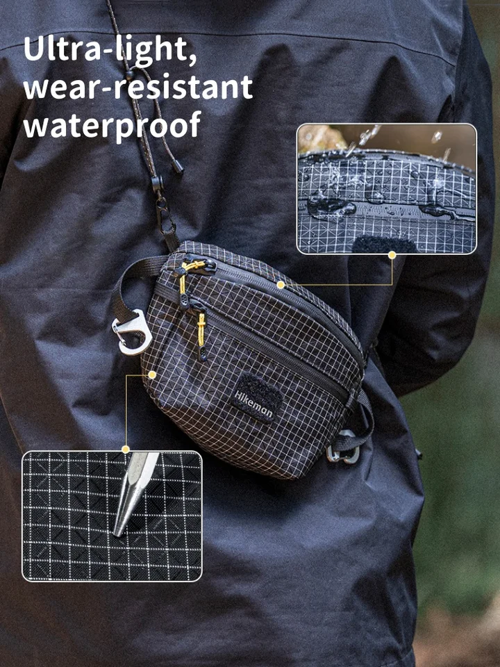HIKEMAN Wandergürteltasche - Wasserdicht, Verstellbar Für Damen/Herren