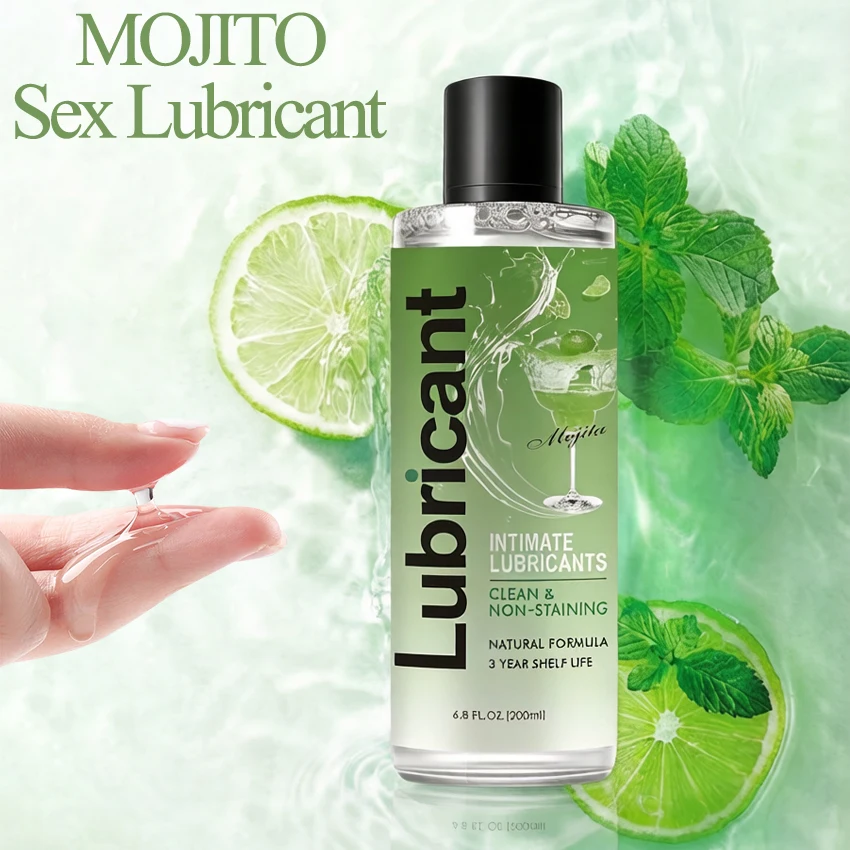 Fruit Flavor Sex Lubricant for Couples Anal Vaginal Lubrication Gel Water Based Mojito Strawberry Lube Oil Adult Sexy Products 2