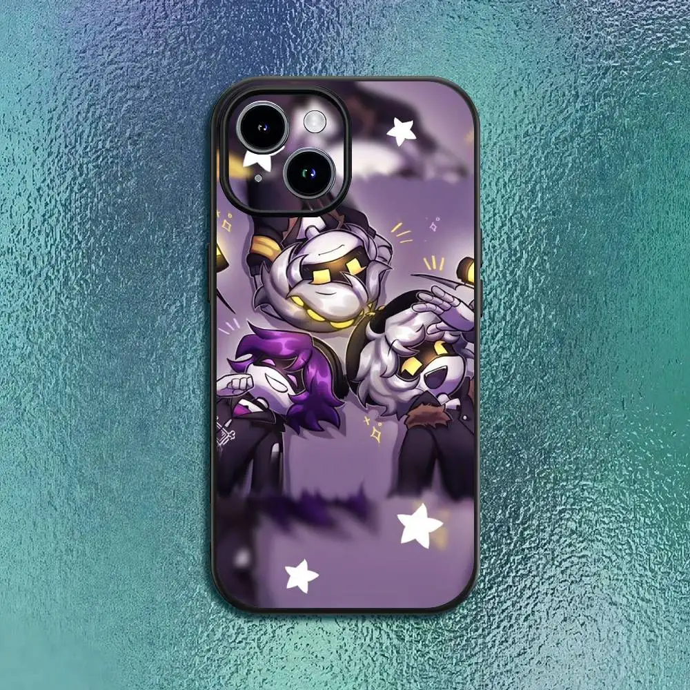 Sleek Black Soft Shell Phone Case With M-Murder Graphic Design