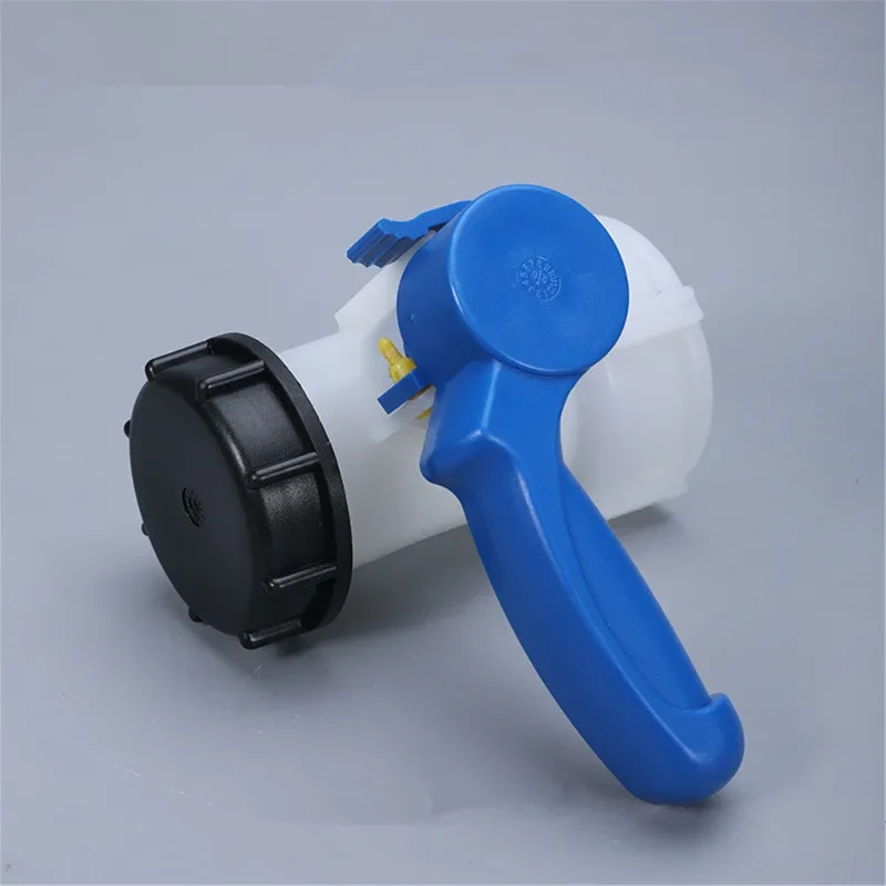 Valvola per cisterna IBC 1000 litri 2 / 62 mm Valvola a farfalla in plastica integrata DN50 (62 mm