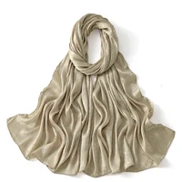 2025 New Premium Crinkle Hijab Scarf Women Shawls Muslim Headscarf Wrap Turban Bandanas Headband Bufanda Foulard Turbante Mujer