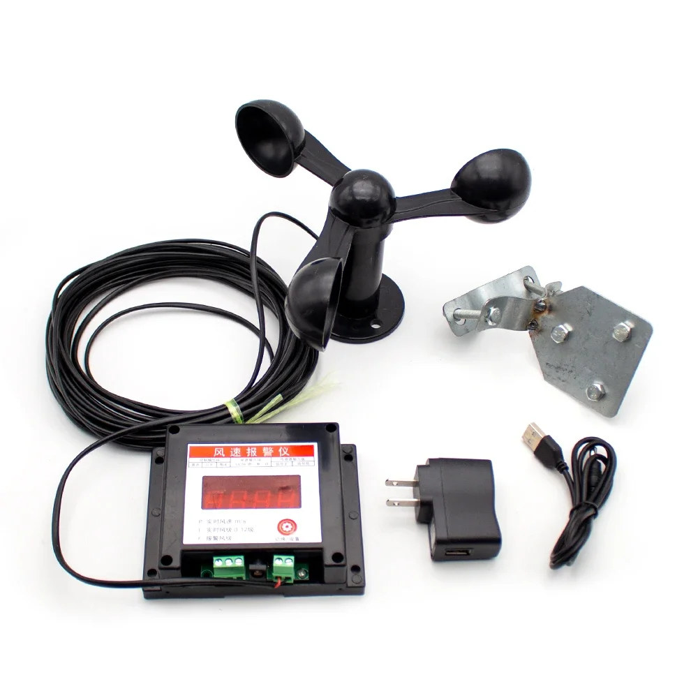 Anemograph Tower Crane Anemometer Wind Speed Indicator Direction Indicator Wind Speed Sensor Measuring Wind Anemoscope