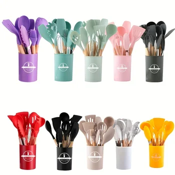 12Pcs Silicone Cooking Utensil Set 1