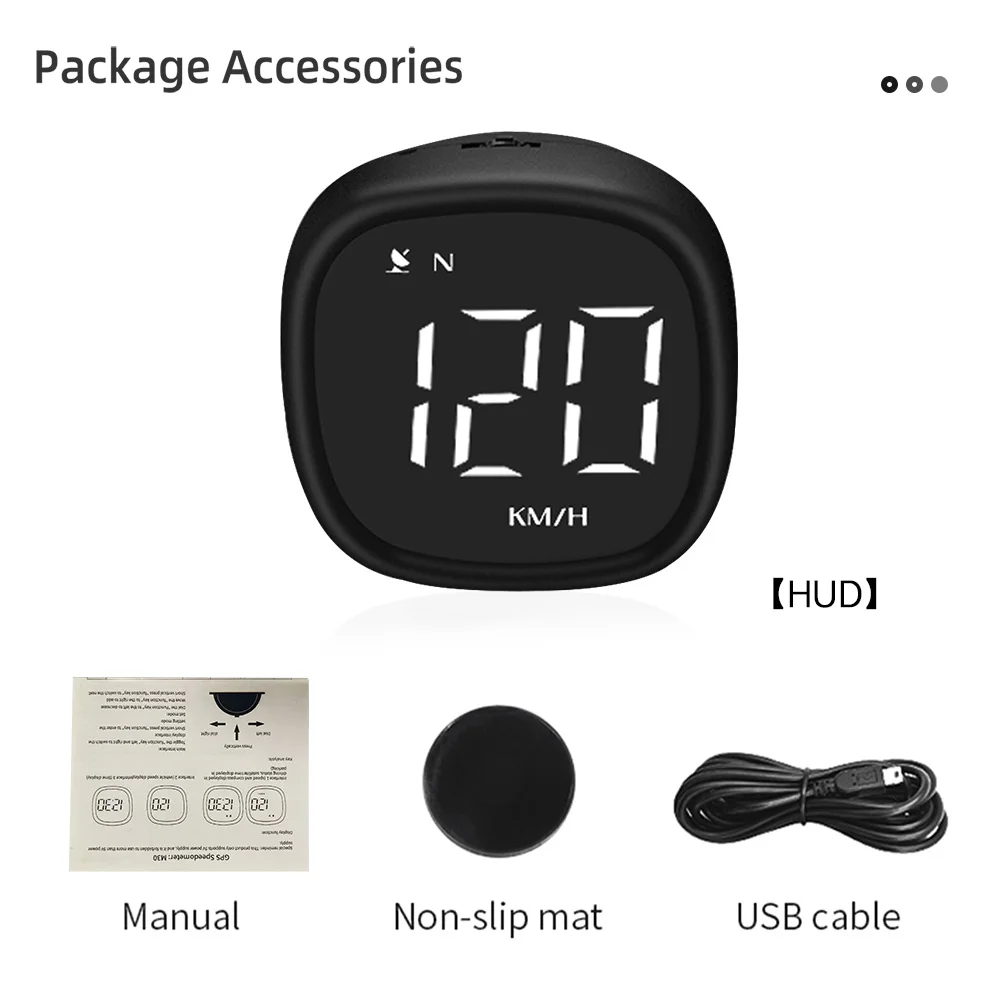 Auto Neigungsmesser GPS Tacho Off Road Zubehör M50 Digital Auto Neigungsmesser Ebene Tilt Gauge Tachometer MPH Kompass – Detail 35