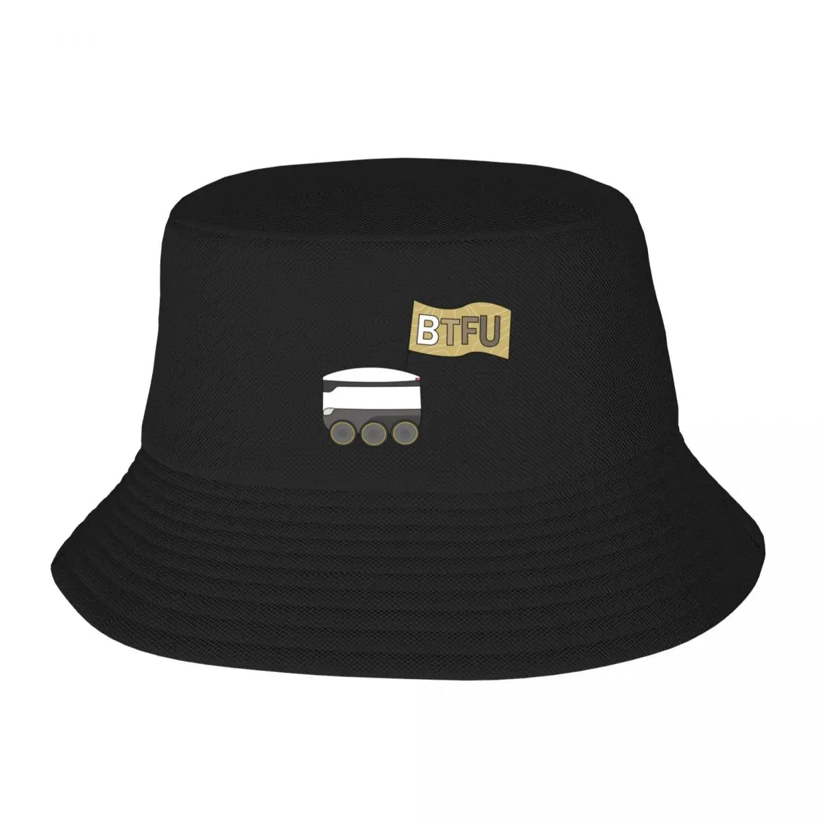 

New BTFU Starship Robot Purdue Sticker Bucket Hat Hat Man Luxury New In The Hat Women's Hats 2023 Men's