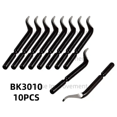Deburring Tool Set with 11pcs High Speed Steel Swivel Blades Burr Removal Tool for Metal Resin PVC Pipes Copper Plastic Aluminum - Image 18