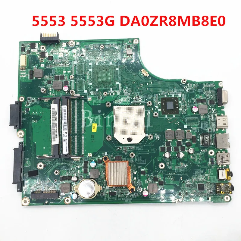 Mainboard For Aspire 5553 5553G DA0ZR8MB8E0 MBPV706001 MB.PV706.001 Laptop Motherboard ATI Card DDR3  2 Memory slot 100% Working most powerful motherboard