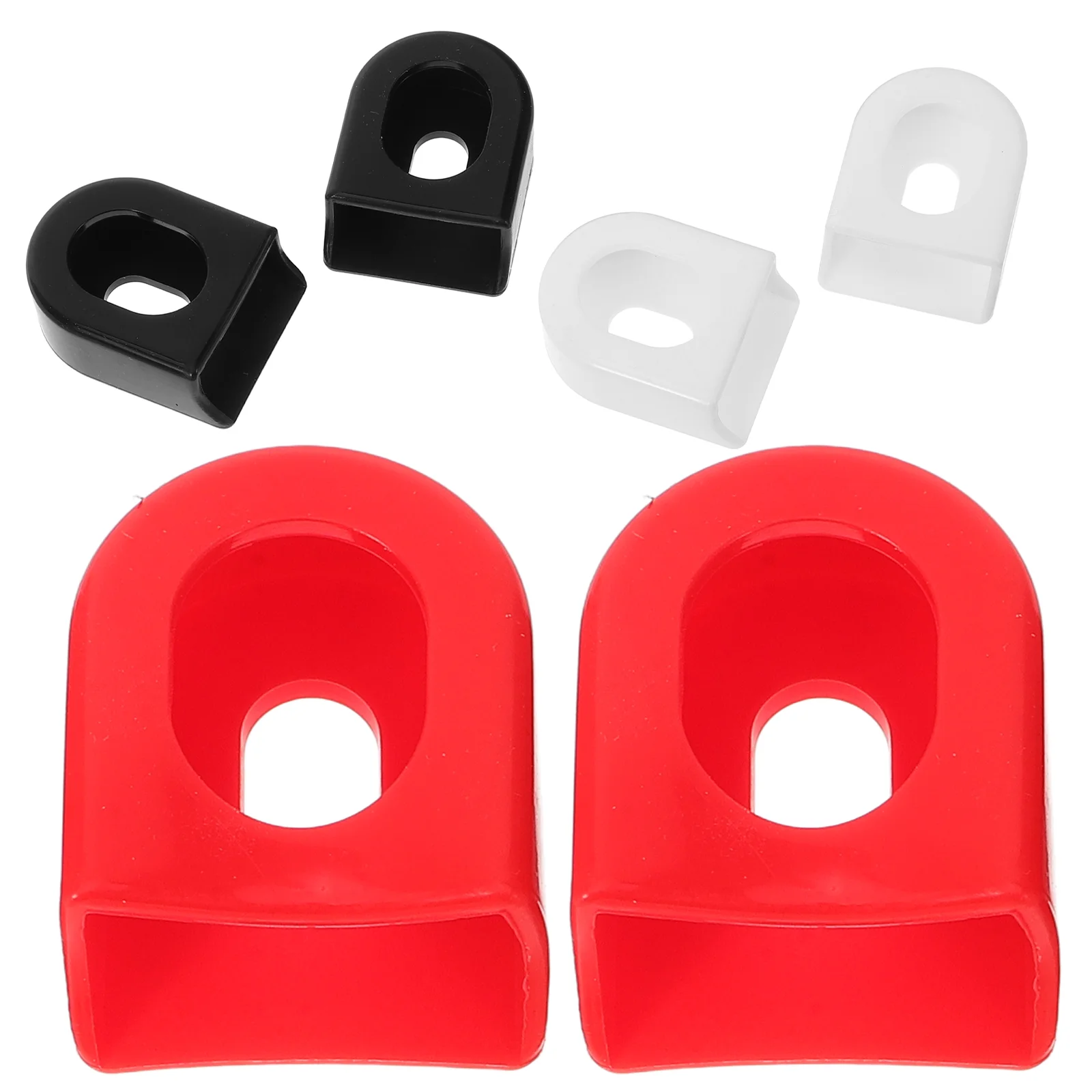 

3 Pairs Jewelry Sleeve Accessories Bike Case Crank That Silica Gel Crankset Protective Mountain Protector