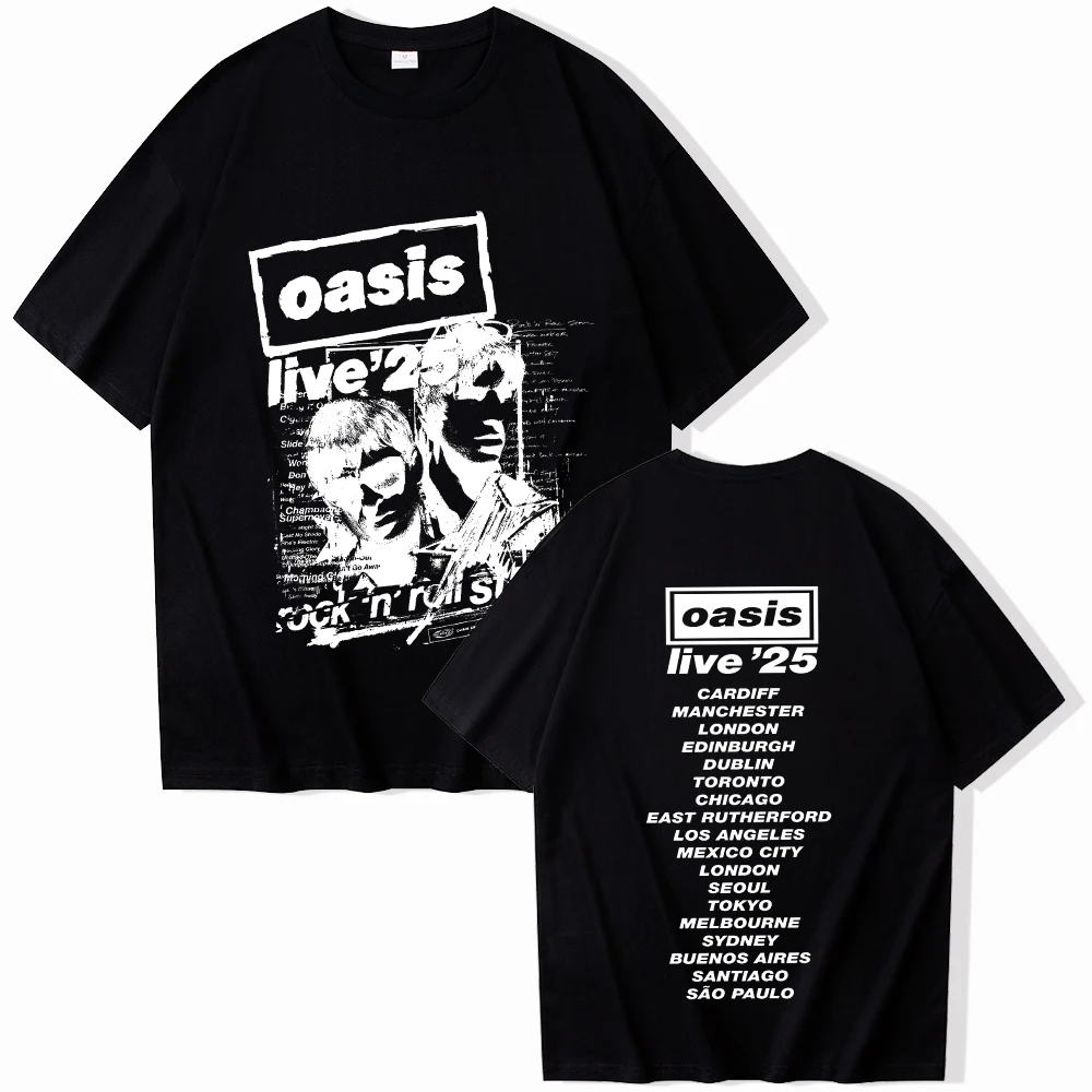 oasis live '25 Tシャツ Lサイズ ブラック Tシャツ オアシス ライブ'25 【日本限定】Black | Oasis Live