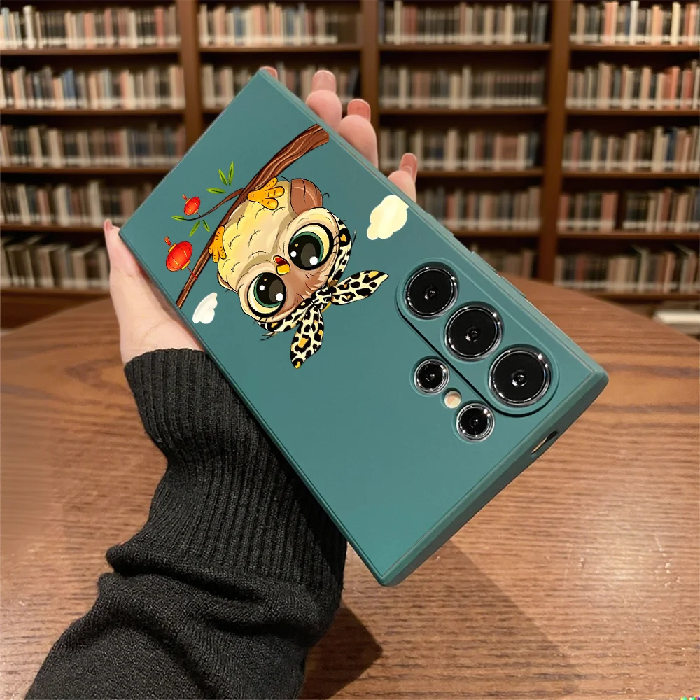 Owl and Leopard Lanterns Decorative Soft TPU Phone Case