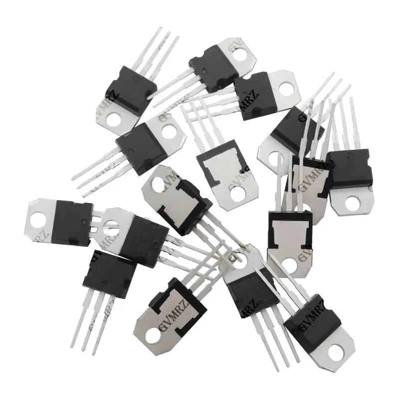 16PCS 8Values TO-220 Transistor Kit (L7805/L7812 etc.) Voltage Regulator for Industrial Power Supply DIY Project LM317T L7805 - Image 5