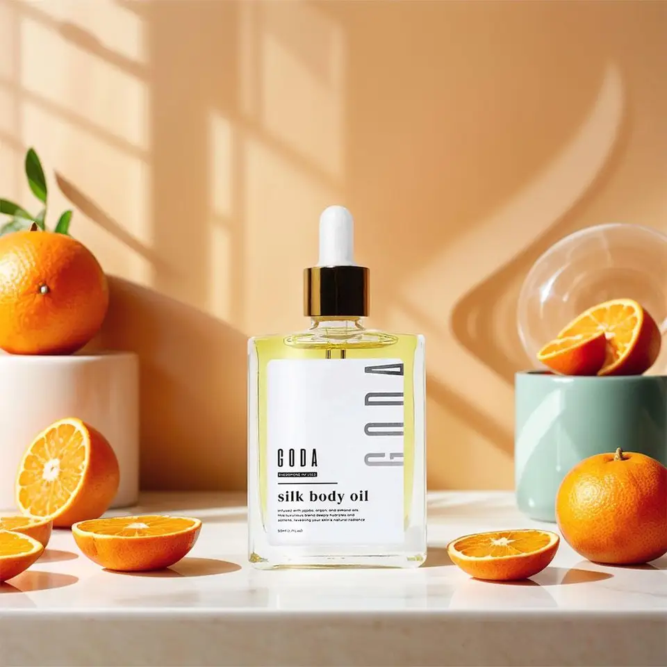 50ml GODA Silk Body Oil Brightens Tightens Deeply Moisturizes