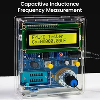 DC 5V high-precision inductance and capacitance meter DIY Loose Parts Transistor Tester with case for Soldering Practice 1